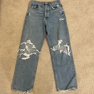 Ripped agolde jeans